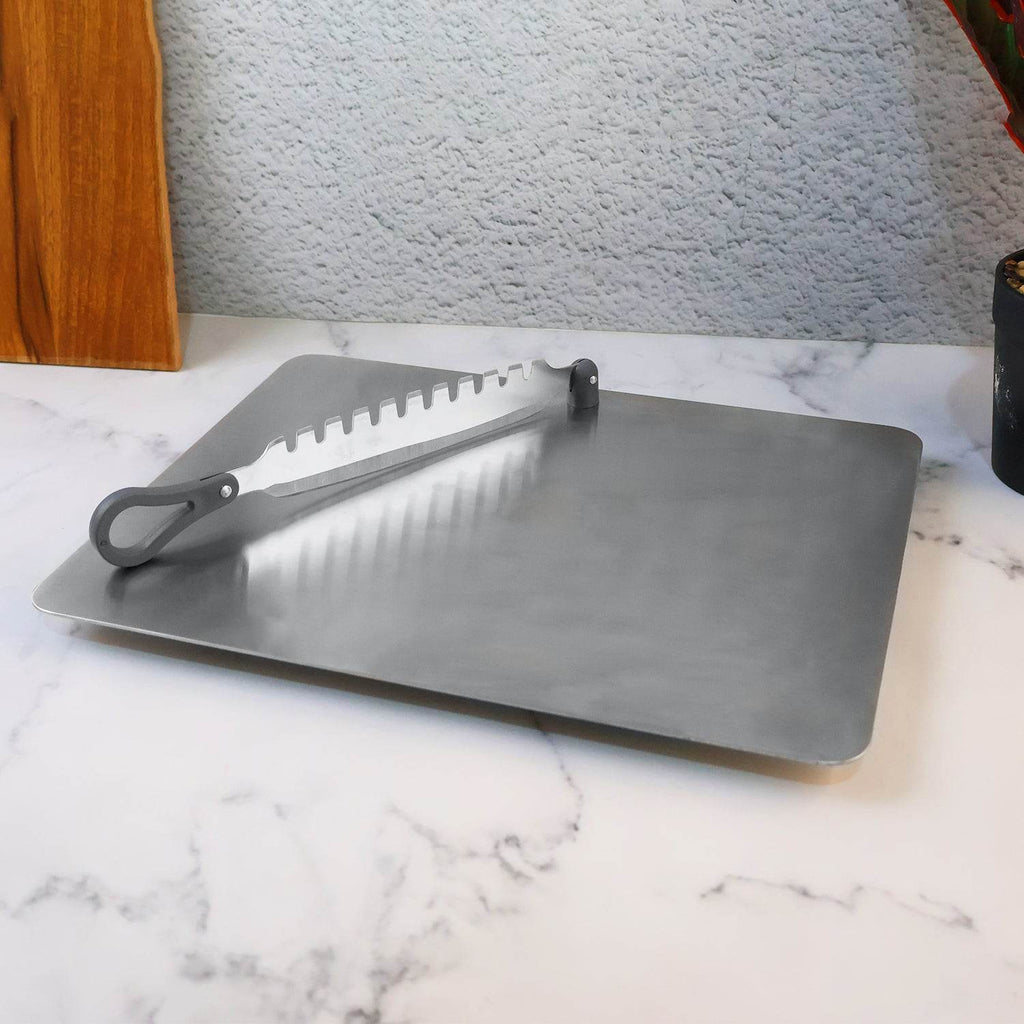 Supermom Stainless Steel Multifunctional Cut Chop Vegetable Slicer Tool (1 Pc) - 9XShoppy