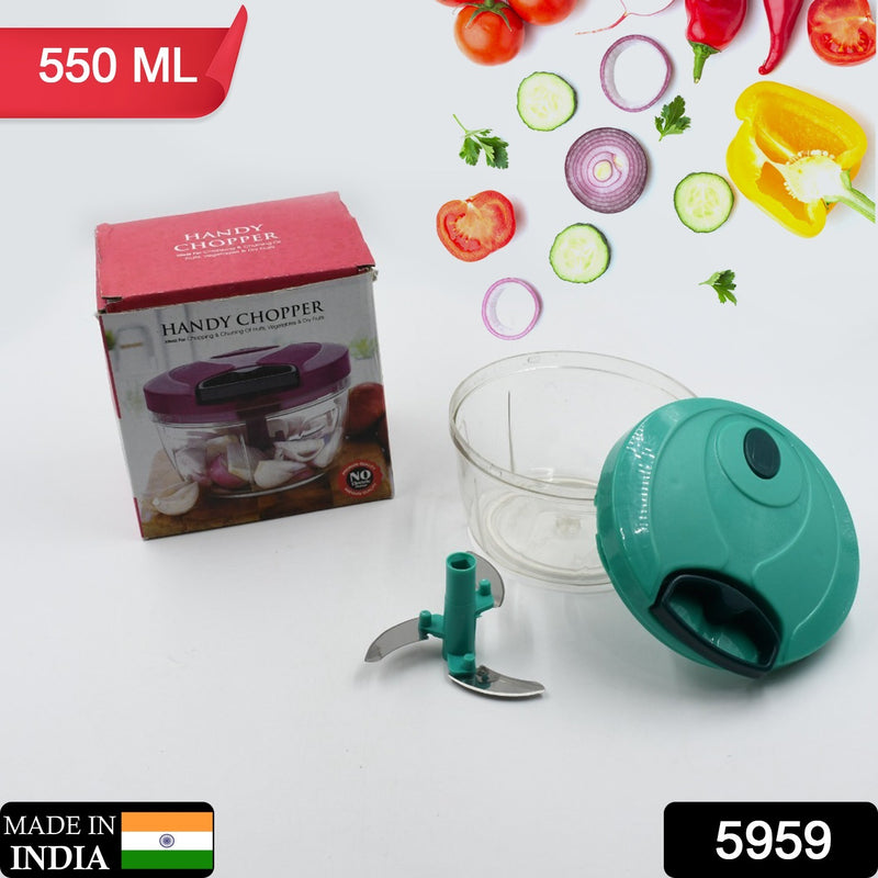Handy Mini Plastic Vegetable Chopper Cutter Onion Chopper Vegetables For Kitchen Accessories With 3 Blades
