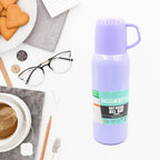 5533 Vacuum Flask Set Stainless Steel Thermos With 3 Cup Creative Gift Set With Cover Handle Portable Car Water Bottle Set (Approx 500ml) - 9XShoppy
