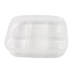 Plastic 5- Compartment Excellent Container Reusable Lunch Box (1 Pc) - 9XShoppy