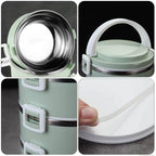 Stainless Steel Hot Lunch Box (2 Layer) - 9XShoppy