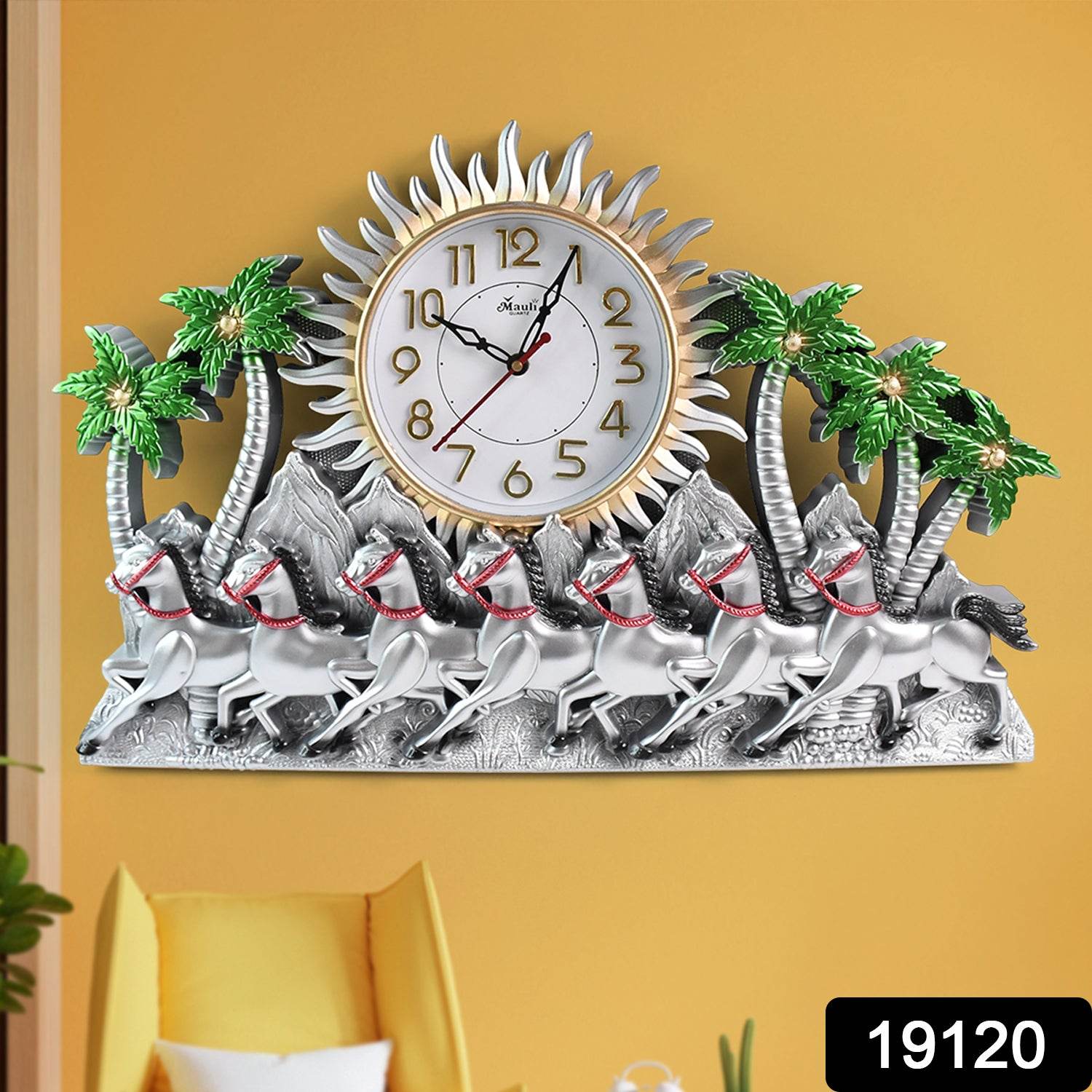 Premium Plastic Body Wall Clock (1 Pc) - 9XShoppy