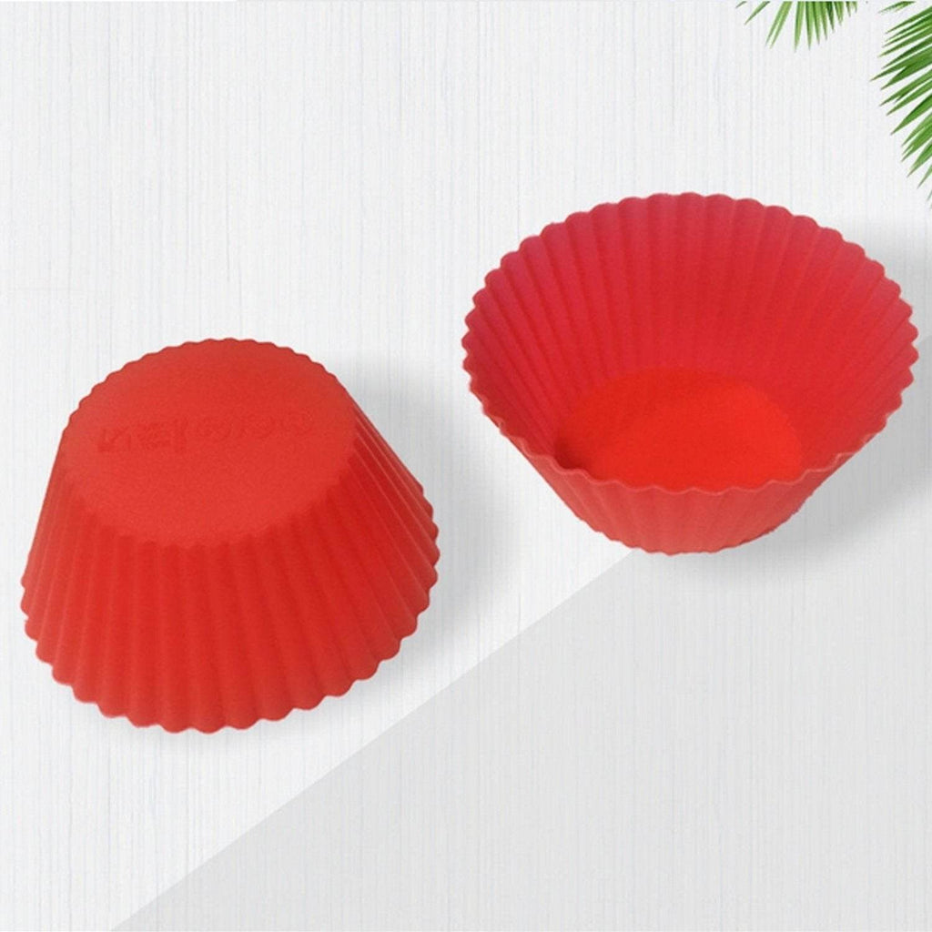 Silicone Cupcake Shaped Baking Molds - 9XShoppy