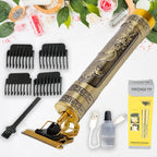 12702 Hair Trimmer For Men Hair Style Trimmer Professional Hair Clipper Electric Shaving Machine Dry Shaving For Men - Hair Shaving And Trimming Beard With 4 Adjustable Blade Clipper Oil Cleaning Brush - 9XShoppy