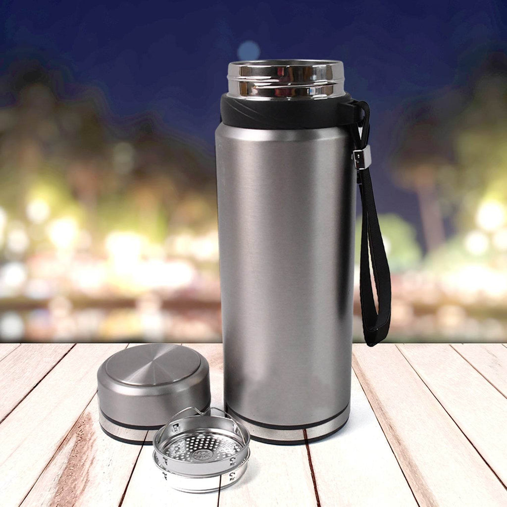 Double-wall Stainless Steel Vacuum Insulated Bottle (1000ml Approx) - 9XShoppy