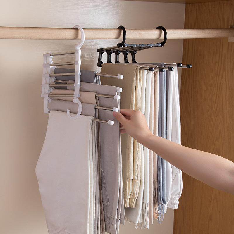 Adjustable Trouser Pants Hanger Organizer - 9XShoppy