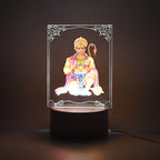 Beautiful 3d Lord Hanuman Frame With Soft White Light (1 Pc) - 9XShoppy