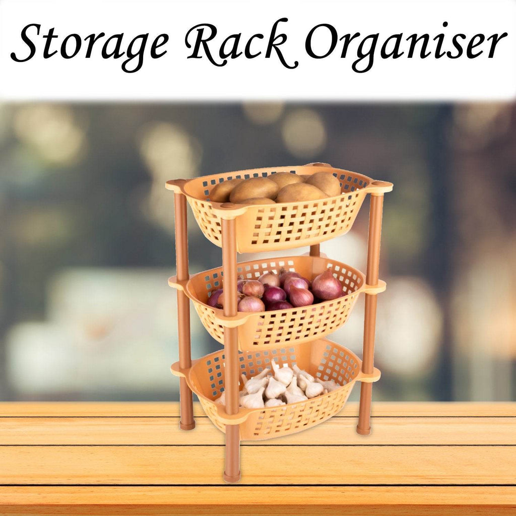 Multipurpose Plastic Storage Rack Organizer - 9XShoppy