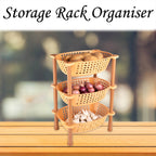 Multipurpose Plastic Storage Rack Organizer - 9XShoppy