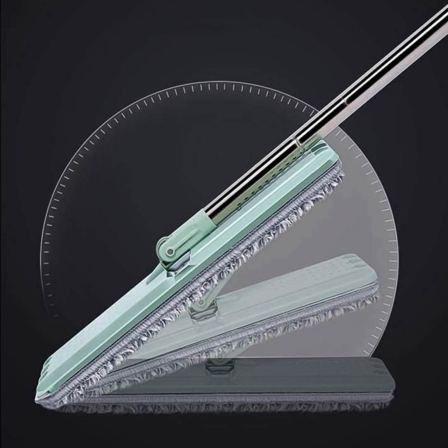 Scratch Cleaning Mop With 2 In 1 Self Clean Wash Dry Hands Free Flat Mop - 9XShoppy