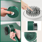6034 Air Cushion Massage Brush Airbag Massage Comb With Long Handle Self-cleaning Hair Brush Detangling Anti-static For All Hair - 9XShoppy