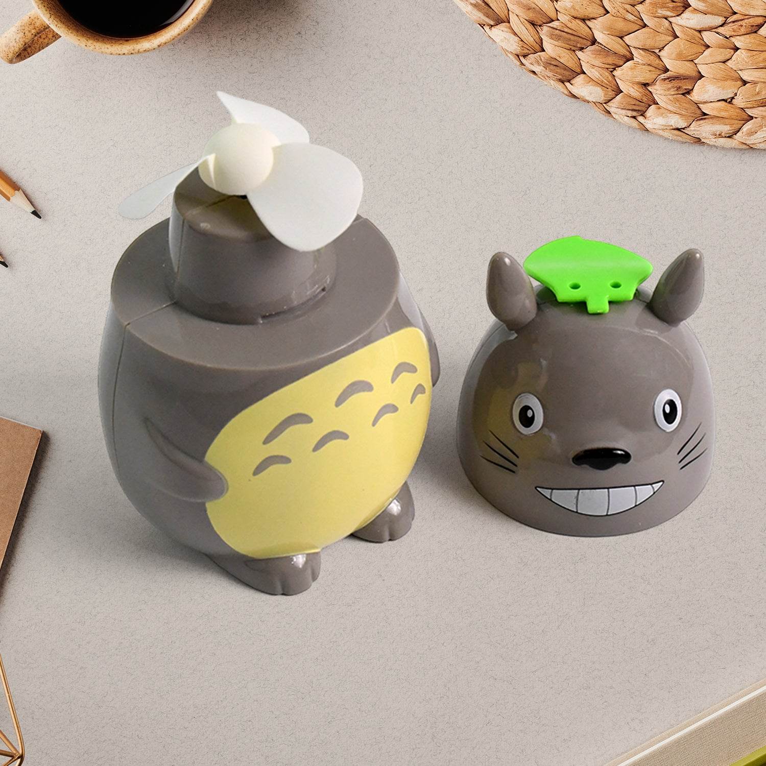 Usb Rechargeable Mini Cartoon Fan (1 Pc) - 9XShoppy