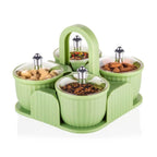 Multipurpose Jar Dryfruit Set Candy Chocolate Snacks Storage Jar - 9XShoppy