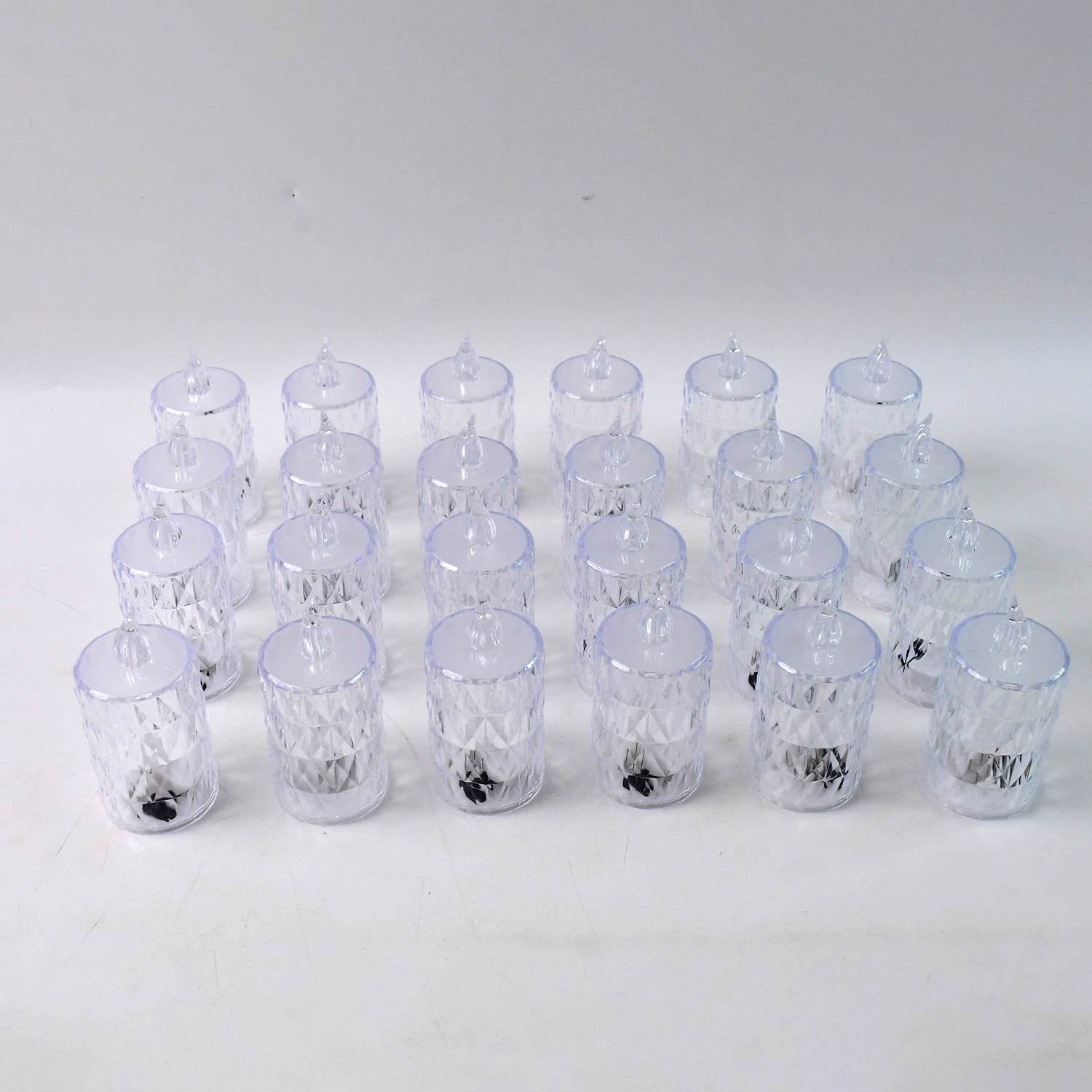 Flameless And Smokeless Decorative Candles Led Tea Light Diwali (24 Pcs Set) - 9XShoppy